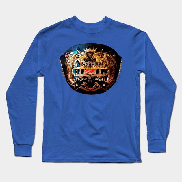 RIZIN Champion Belt Long Sleeve T-Shirt by FightIsRight